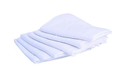 DOMIVA Set van 6 vierkante luiers - Katoen - 70x70cm