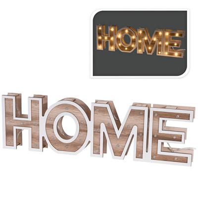 HOME - houten letters - 38cm - 28 LED HOME - houten letters - 38cm - 28 LED