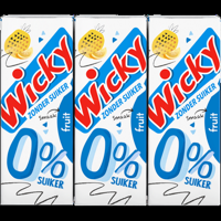 Wicky 0% Suiker Smaak Fruit 6 x 200 ml bij Jumbo - thumbnail