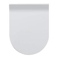 Toiletbril Tiger Veiros Met Deksel Thermoplast Wit - thumbnail