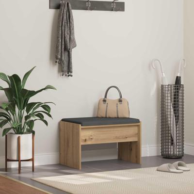 Halbank met kussen Artisan Eiken 60 x 38 x 46 cm