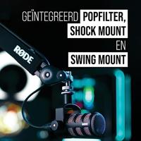 Rode PODMIC Spraakmicrofoon Statief Zendmethode:Kabelgebonden Incl. windkap XLR Kabelgebonden Zwart - thumbnail