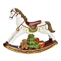 Hobbelpaard van poly, veelkleurig (B/H/D) 30x25x8cm - thumbnail