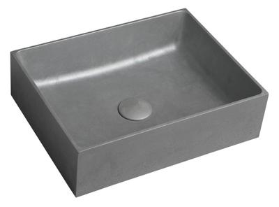 Vrijstaand Waskom Sapho Formigo 47,5x36,5 cm Zilver