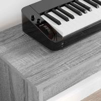 Keyboardstand Grijs Sonoma 100 x 32 x 64 cm Bewerkt hout - thumbnail