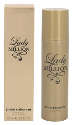 Rabanne - Paco Rabanne Lady Million Deo Spray 150ml Geparfumeerde deodorant Dames - thumbnail
