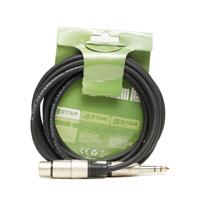 AH Cables KDMX3 DMX Verbindingskabel [1x XLR-stekker - 1x XLR-bus] 3.00 m - thumbnail