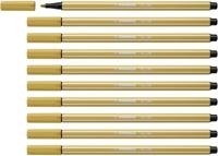 Viltstift stabilo pen 68/66 m khaki | 10 stuks - thumbnail