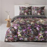 Dekbedovertrek Isabel - antraciet - 240x200/220 cm - Leen Bakker - thumbnail