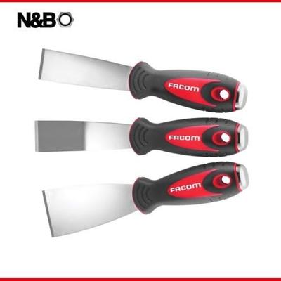 Facom Set van 3 Roestvrijstalen Schrapers | 2 Rechte Schrapers | L 50, 32 mm | 1 Hoekschraper | L 50 mm - 235.J1 Facom Set van 3 Roestvrijstalen Schrapers | 2 Rechte Schrapers | L 50, 32 mm | 1 Hoekschraper | L 50 mm - 235.J1