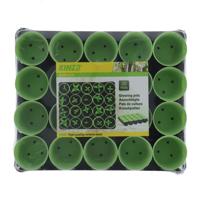 Kinzo kweekpotten met tray 20 potjes - thumbnail