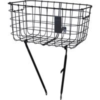 Basil robin - fietsmand - voorop - zwart - thumbnail