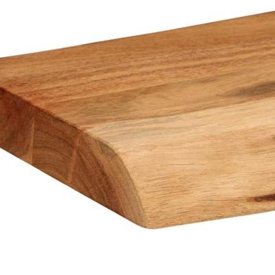 Wandschappen 2 st 80x20x3,5 cm massief acaciahout