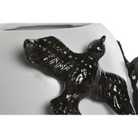 Vaas Home ESPRIT Wit Zwart Keramiek Modern 27 X 27 X 29,5 cm - thumbnail