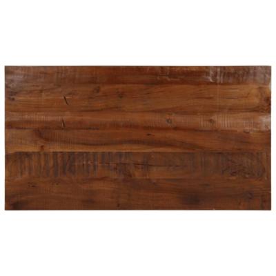 Tafelblad rechthoekig 100x50x2,5 cm massief gerecycled hout