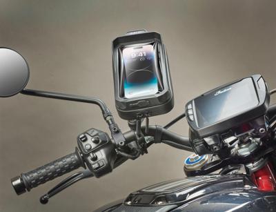 INTERPHONE gsm-houder "quiklox" met vasthoudsysteem cell phone holder interph quiklox case, mount 7 zol