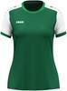 JAKO 4270D Shirt Dynamic Km Dames - Donkergroen/Wit/Groen - S (34/36)