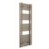 Designradiator Sanicare Inox-Look Inclusief Ophanging Midden Aansluiting Recht 160x45 cm - thumbnail