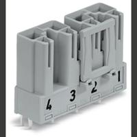 WAGO 770-814 Netstekker WINSTA MIDI Stekker, inbouw horizontaal Totaal aantal polen: 4 25 A Zwart 50 stuk(s) - thumbnail