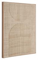 MUST Living Wanddecoratie 'Japanese Garden' Palmblad, 102 x 76cm - thumbnail
