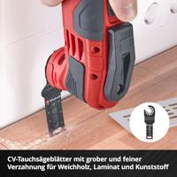 Einhell 708136 XLPLUS-CASE HCS, Aluminiumoxide, Chroom-vanadium staal Multitool toebehorenset 1 set(s) - thumbnail