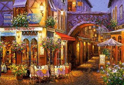 Castorland legpuzzel evening in provence, 1000st.