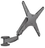Manhattan 461641 TV-beugel 53,3 cm (21) - 152,4 cm (60) Draaibaar, In hoogte verstelbaar, Kantelbaar, Zwenkbaar, Roteerbaar Voor curved TVs - thumbnail