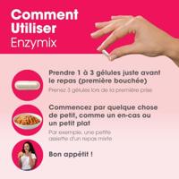 Intoleran Enzymix Spijsverteringsenzymen – 108 Capsules | Ondersteunt de Vertering van Vetten, Eiwitten, Koolhydraten en Lactose | Puur, Vegan en Glutenvrij - thumbnail