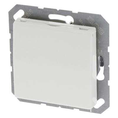 Jung AS500 Contactdoos | Inbouw | Klep | Randaarde | Polarwit - 66.003.44