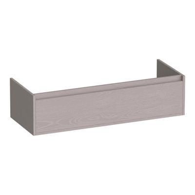 Brauer Hope - Onderkast - 120 cm - met 1 Softclose Lades Greeploos en 2 Sifon Uitsparingen Timber Greige