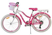 Volare lovely kinderfiets - meisjes - 24 inch - roze - 7 versnellingen - thumbnail