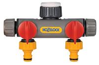 Hozelock 2-weg waterverdeler - thumbnail