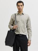 Jack - Jones Jprblaparker Shirt L/s Noos Overhemd 4935489 Smokey Olive Slim Fit - thumbnail