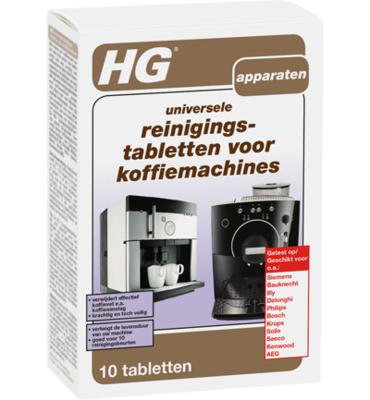 HG universele reinigingstabletten voor koffiemachines