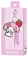 Sanrio Charm Keyring My Melody Face - thumbnail