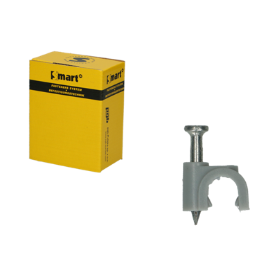 pgb-Europe SMART | Grijze nylon kabelclips Ø 12 SM0KCRN01120005