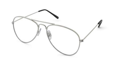 Leesbril Croon Pilot-Shiny silver-+2.50 Leesbril Croon Pilot-Shiny silver-+2.50