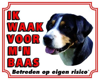 Appenzeller Waakbord - Ik waak voor mijn baas
