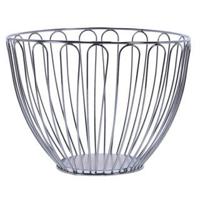 Excellent houseware fruitmand chroom 23,7cm - thumbnail