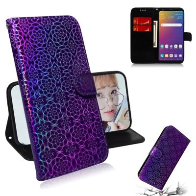 Voor LG Stylo 5 effen kleur kleurrijke magnetische Buckle horizontale Flip PU lederen draagtas met houder & kaartsleuven & portemonnee & Lanyard (paar