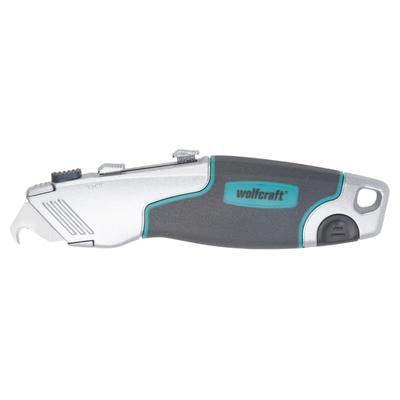 Wolfcraft Professioneel mes | Met twee lemmeten | 1 stuk - 4200000 Wolfcraft Professioneel mes | Met twee lemmeten | 1 stuk - 4200000