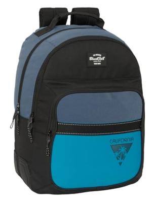 Schoolrugzak BlackFit8 California Blauw Zwart 32 x 42 x 15 cm Schoolrugzak BlackFit8 California Blauw Zwart 32 x 42 x 15 cm