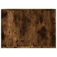 Kattenbakkast 47x59x42 cm bewerkt hout gerookt eikenkleurig - thumbnail