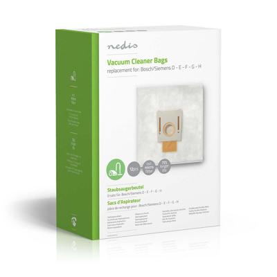 Nedis DUBG220SIB12 Stofzuigerzak 12 Stuks Meest Verkocht Voor: Bosch / Siemens Wit Nedis DUBG220SIB12 Stofzuigerzak 12 Stuks Meest Verkocht Voor: Bosch / Siemens Wit