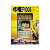 One Piece Ingot Luffy Wanted Poster Limited Edition - thumbnail