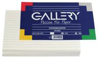 Gallery witte systeemkaarten, ft 10 x 15 cm, gelijnd, pak van 100 stuks - thumbnail