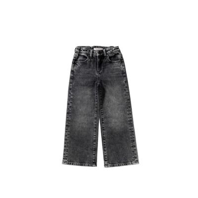 Your wishes winter jeansbroek meisjes - grijs - wide leg fit, glitter, stretch