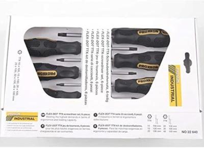 Proxxon Industrial FLEX-DOT Werkplaats Schroevendraaierset 6-delig Zesrond-TX BO - thumbnail