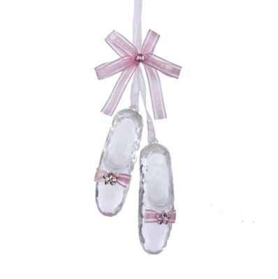 Ornament acryl balletschoenen l15cm Kurt S. Adler - Kurt s adler
