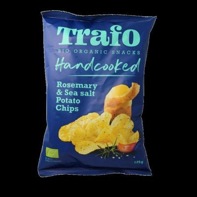 Trafo Chips handcooked rozemarijn himalaya zout bio 125 Gram Trafo Chips handcooked rozemarijn himalaya zout bio 125 Gram